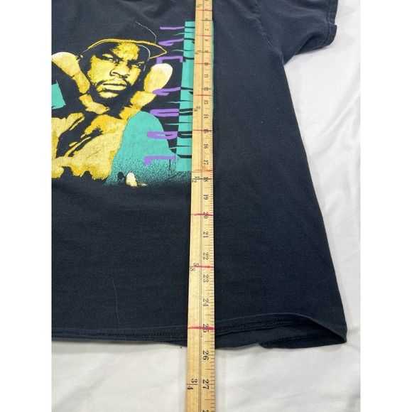 Vintage Ice Cube Rap‎ Graphic Tshirt Black Size Large Hip Hop 90's - Picture 6 of 6